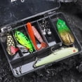 thumbnail image 3 of Caja de cebo de pesca multifunción, compartimentos, organizador de señuelos de pesca, herramienta de pesca, 3 of 8