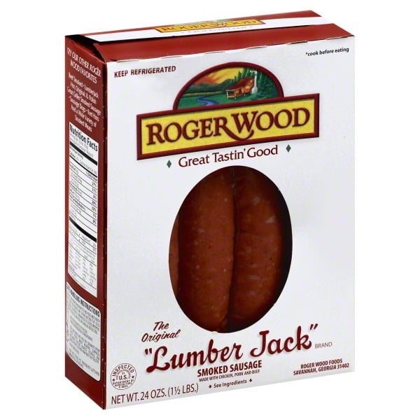 Download Roger Wood Original Lumber Jack Smoked Sausage 24 Oz Walmart Com Walmart Com