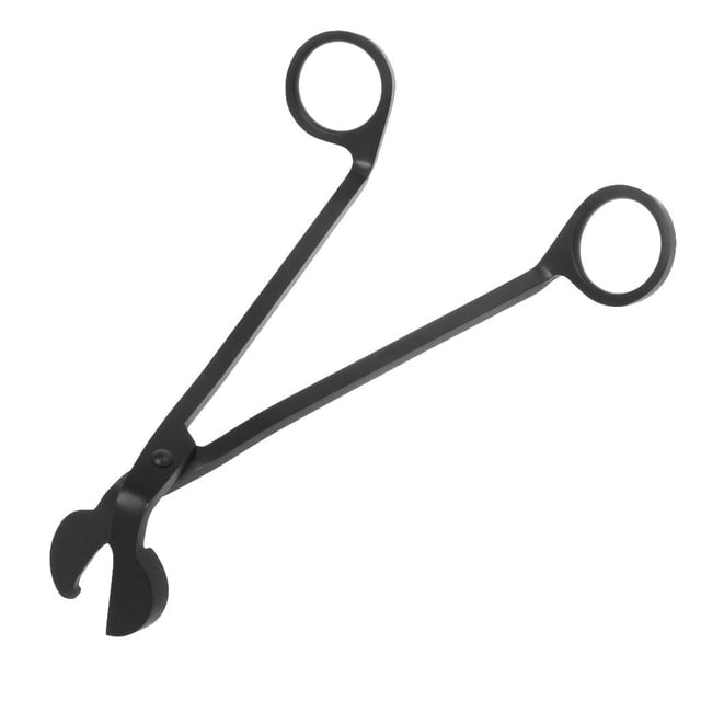de material acero Inoxidable, Cortadora de Mecha, Tijeras, Lámpara de Aceite, , Accesorio para Escurridores de Mecha Negro Colco Recortador de mecha de vela