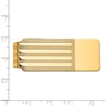 thumbnail image 3 of 14K Yellow Gold Men's Grooved Polished Money Clip (54 X 20) Made In United States mc6, 3 of 5