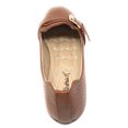 thumbnail image 5 of Victoria K Women's Faux Snake Skin With Gold Buckle Ballerina Flats, 5 of 5