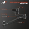 thumbnail image 3 of A-Premium Ride Height Level Sensor Replacement for Land Rover Range Rover 2003-2009 Front Right, 3 of 8