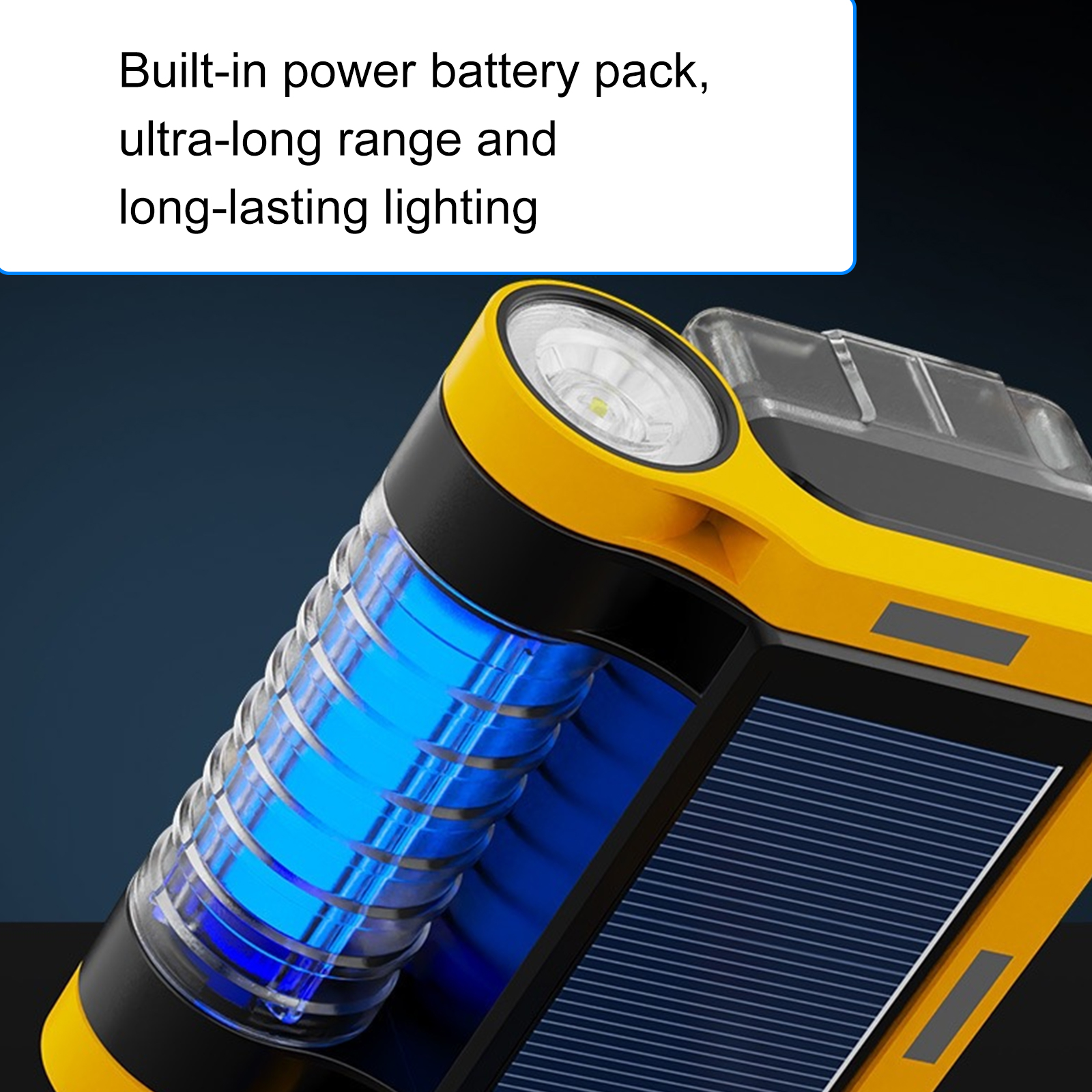 Solars Rechargeable Camping Torches Waterproofed Emergencies Outdoor Light for Camping Survival Gears