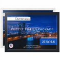 thumbnail image 7 of ArtToFrames 27.5x19.6 INCH/70x50 CM White Frame for 1000 Piece Puzzles.This 1.25 Inch Custom MDF Puzzle Frame is White - Comes with Economy Acrylic (Puzzle5179-27.5x19.6), 7 of 7