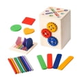 thumbnail image 2 of Niños Caja de Clasificación de Niños Juego Juguetes de Clasificación de Madera Educación Caja de Clasificación de Madera Juguetes para Niños N, 2 of 9