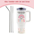 thumbnail image 2 of 30th Birthday Gifts for Women, 30th Birthday Tumbler with Handle - 40oz Stainless Steel Travel Mug Insulated Coffee Cup, 1995 Birthday Gifts for Women, 30 Year Old Birthday Gift Ideas, 2 of 2
