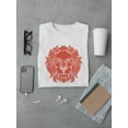 thumbnail image 3 of Cool Red Grunge Lion Head Tee Men's -Image by Shutterstock, 3 of 4