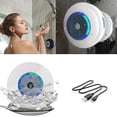 thumbnail image 3 of Alta Definición Resistente Al Agua Conexión Bluetooth Altavoz De Ducha Altavoz Portátil Manos Libres Con Micrófono Incorporado Y Ventosa Para Ducha De Baño De Automóvil Methold EL013465-01, 3 of 5