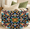 Multicolor 3, variant on Jiaoprinted Crab Coastal Large Round Collapsible Storage Basket, 65L Fabric Storage Organizer Bin with Handles for Blankets Linens Clothes, 19.4" x 13.3" Cartoon Crab