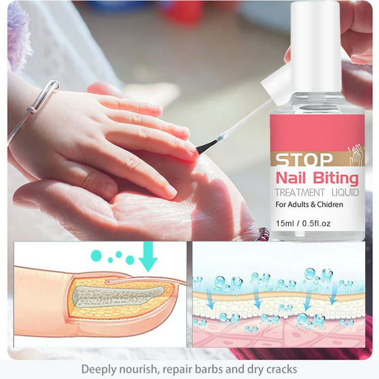 Stop Nail Biting Finger Spray - Ideal Stop Biting Nails Spray: Nail Bi –  TweezerCo
