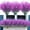 Purple, variant on 8 Bundles Artificial Lavender Flowers Outdoor Fake Plants UV Resistant Plants Faux Plastic Plants for Indoor Home Window Garden Wedding Porch Box Hanging Plants Decor (Red)