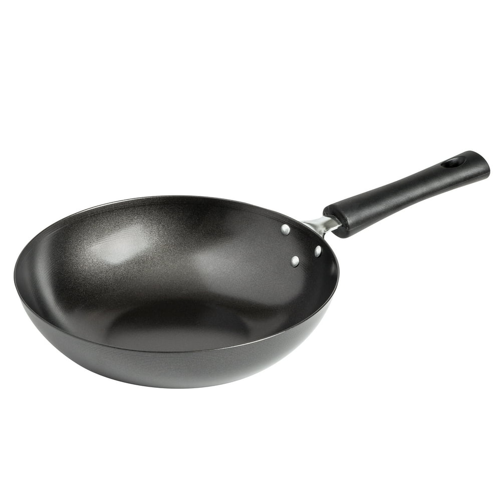 Joyce Chen 9.5-Inch Carbon Steel Nonstick Stir Fry Pan with Bakelite