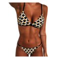 thumbnail image 1 of Women‘s Bikini Ribbed Leopard Snakeskin V-Notch Swimsuit Hig Cut Animal Print Bikini Swimsuit Set For Women, 1 of 6