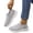Gray, variant on Business Casual Shoes Women Fashion Closed Toe Flats Orthopedic Soft Breathable Sneakers Brown 8.5 Wide(EU:41)