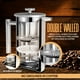 thumbnail image 3 of Utopia Kitchen Cafetera de prensa francesa de acero inoxidable de 12 onzas, cafetera de prensa francesa, cafetera de prensa francesa para camping, prensas de café portátiles de viaje, prensa de té, re, 3 of 5