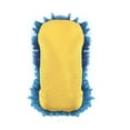 thumbnail image 5 of (3 pack) Auto Drive Car Wash Microfiber Sponge, Chenille Pile & Scrubber Back, Blue, 1 piece, 5 of 8