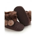 thumbnail image 3 of Topumt Baby Boys Girls Fleece Fur Knit Winter Warm Snow Boots Soft Sole Crib Shoes Booties for Newborn Infant Toddler, 3 of 7