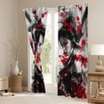 thumbnail image 3 of Feelyou Teens Tokyo Warrior Curtains Pack of 2 (42x84 Each), Kawaii Japanese Princess Curtains Blackout, Ancient Geisha Bedroom Curtains, Curtains and Drapes Home Decor, 3 of 6