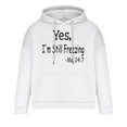 thumbnail image 4 of Tdoqot Young Mens Hoodies- Pullover Long Sleeve Fashion Loose Fit Casual Hooded Sweatshirt White Size XXL, 4 of 6