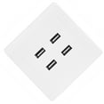 thumbnail image 2 of 110~250V USB Wall Mounted Socket, USB Outlet, Coltage&Over-Charge Protection For Home Public Places Hotel Office, 2 of 8