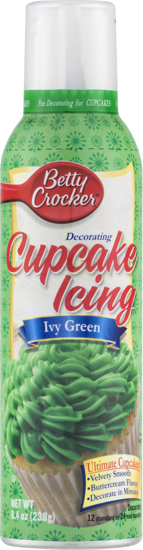 Betty Crocker Cupcake Icing Ivy Green, 8.4 OZ - image 2 of 9