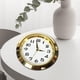 thumbnail image 5 of Reloj Insertado con Agujas Metálicas Numeración Arábiga Mecanismo de Reemplazo Parte para Relojes de Mesa Artesanales Herramienta para Manualidades Ad Dorado, 5 of 9