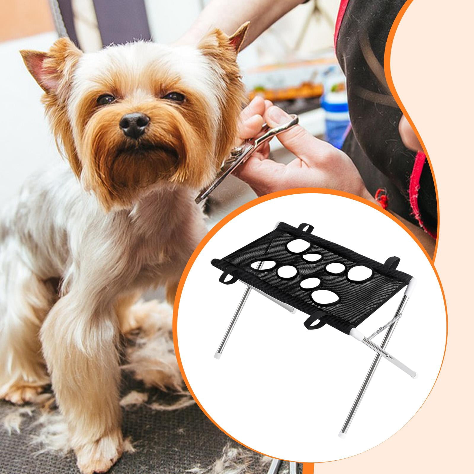 Bvdfgk Breathable Cat Hanging Harness Restraint Bag Grooming Pet Washing Tool for Small black