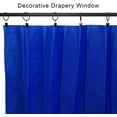 thumbnail image 4 of Qucyy 40 Pack Curtain Rings with Clips, Drapery Clips with Rings, Drapes Rings 1.26 in Interior Diameter, Fits up to 1 in Curtain Rod, Black, 4 of 5