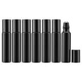 thumbnail image 2 of Sailing Juego de botellas de perfume recargables - 7 piezas de botellas de vidrio con rodillo de tamaño de viaje, 10 ml, negro, 2 of 9