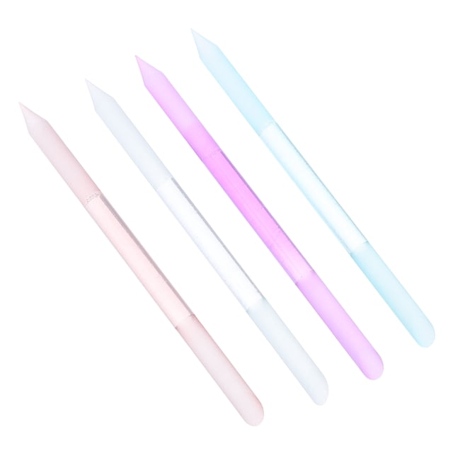 unbranded 4Ud Limas De Vidrio Para Con Ergonómico Multicolor Para Uso Diario