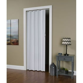 Homestyle Plaza Vinyl Accordion Door 36 X 96 Oak Walmart Com