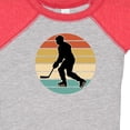 thumbnail image 4 of Inktastic Hockey Player Retro Sunset Boys or Girls Baby Bodysuit, 4 of 5