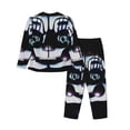 thumbnail image 2 of Lsque Five Nights At Freddy'S Pattern Long Sleeve Pajama Set for Women - Soft 2-Piece Sleepwear and Loungewear Set with Pockets, Comfy Nightwear, 2 of 8