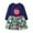 Navy, variant on SDJMa Kids Baby Girls Christmas Long Sleeved Cartoon Print Princess Dress Dress