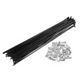 thumbnail image 1 of Kit de 36 Radios de Acero para Bicicleta de 14 G J Bend 190 mm Unique Bargains, 1 of 1