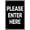 Warning Sign 3, variant on Please Take Off Shoes Aluminum Metal Warning Sign - 8"x12" UV-Resistant Waterproof Easy to Install Sign for House and Business