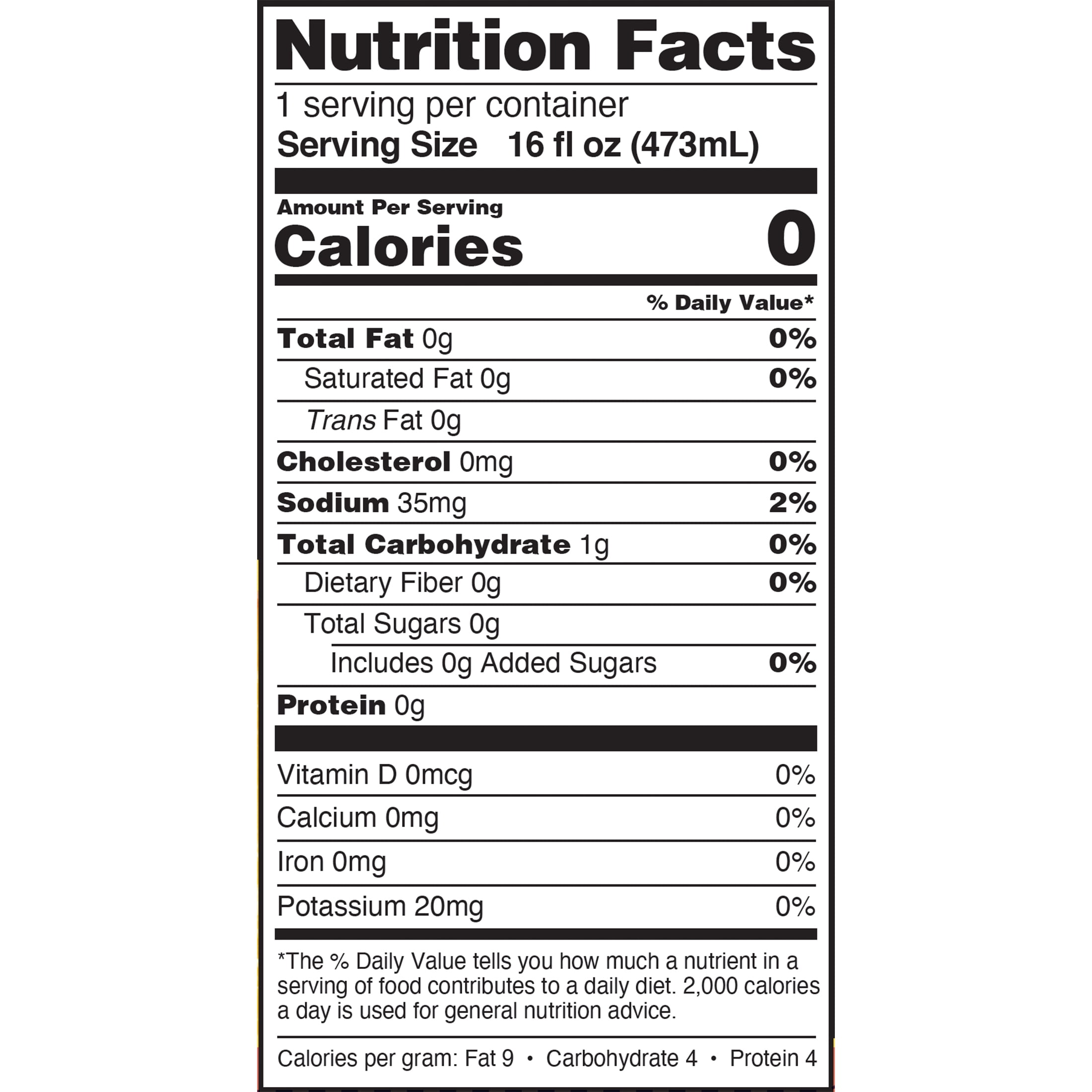 Galliker's Naturally Caffeinated Peach Zero Calorie Iced Tea Pint
