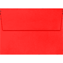 LUXPaper A7 Invitation Envelopes, 5 1/4 x 7 1/4, Electric Coral, 60lb, 50 Pack