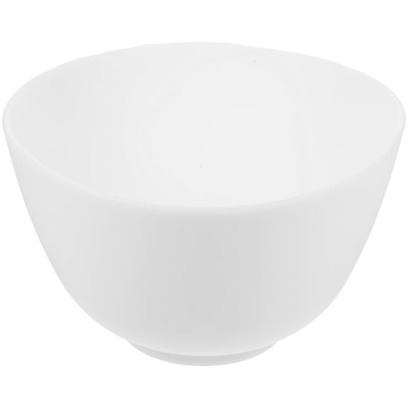 Taxenne White Silicone Mixing Bowl 12.5x8CM , Anti-Drop Prep Bowl for Measuring, Serving Sauce, Snacks, Honey, and Seasoning
