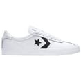thumbnail image 2 of converse 157777c : breakpoint leather ox unisex white/black/white (boy/girl/men 8.0 = women 9.5), 2 of 5
