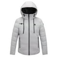 thumbnail image 2 of EGNMCR Womens Plaid Shacket Jacket USB Intelligent Constant Temperature Heated Windproof Plus Size Coat For Men And Women Winter 4 Heated Jacket Coat Women Coat, 2 of 4