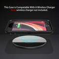 thumbnail image 4 of Petocase for iPhone SE 2022/2020 Case Built-in Screen Protector Shockproof Dust/Drop Proof 3 in 1 Full Body Rugged Heavy Duty Durable Cover for Apple iPhone SE 3rd/2nd Gen 4.7,Black, 4 of 8