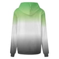 thumbnail image 4 of QUINDOS Womens Hoodies Womens Sweatshirts Casual Gradient Color Long Sleeve Crew Neck Pullover Tops, 4 of 4