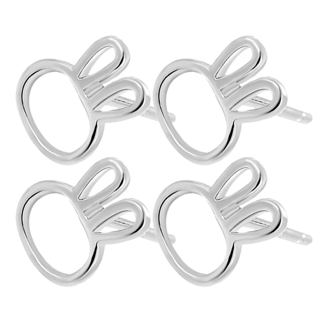 WEUVEB 2Pares Aretes Minimalistas De En Para Mujer Con Material Y Chic