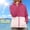Hot Pink, variant on Women's UPF 50+ Sun Protection Summer Colorblock Hooded Zip Up Jacket with Pockets Long Sleeve Coat for Hiking Outdoor Beige 2XL