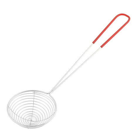 - Kitchenware Stainless Steel Nonslip Grip Colander Mesh Ladle Strainer 3