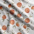 thumbnail image 1 of Soimoi Watercolor Fruit Print,Cotton Poplin, Sewing Fabric Sold by The Yard 42 Inch Wide,Sewing Craft Quilting/Quilt Making Fabric, Brown, 1 of 5