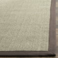 thumbnail image 5 of SAFAVIEH Natural Fiber Forrester Border Sisal Area Rug, Taupe/Light Brown, 6' x 9', 5 of 9