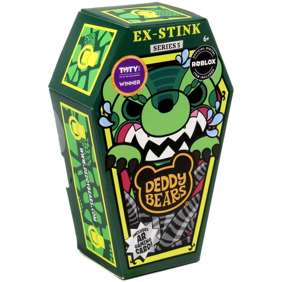 Deddy Bears Coffin Series 5 Ex-Stink Plush (Includes AR Gaming Card)