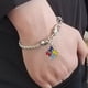 thumbnail image 2 of Concienciación Puzzle Pulsera Esmalte Charm Puzzle Pequeñas pulseras de colores, 2 of 8